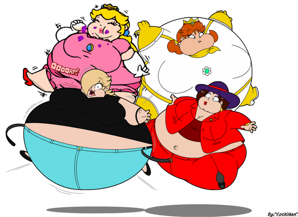 Peach Daisy Rosalina And Pauline Inflation Bodyinflation Org